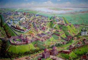 Chernihiv during medieval times (model)
